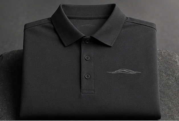 ASYA GD Performance Polo shirt displayed on a mockup, featuring a classic polo design with the brand logo.
